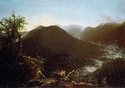 Thomas Cole Sunrise in the  Catskill painting